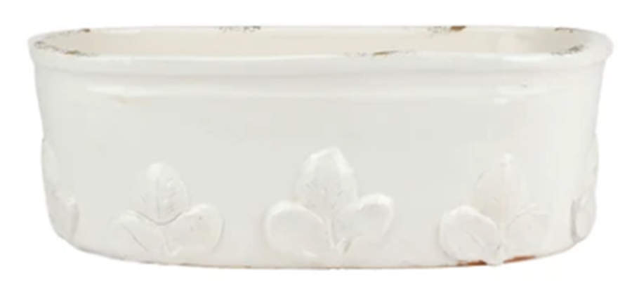 Rustic Garden 16" Oval Planter by Vietri (Italy)-1