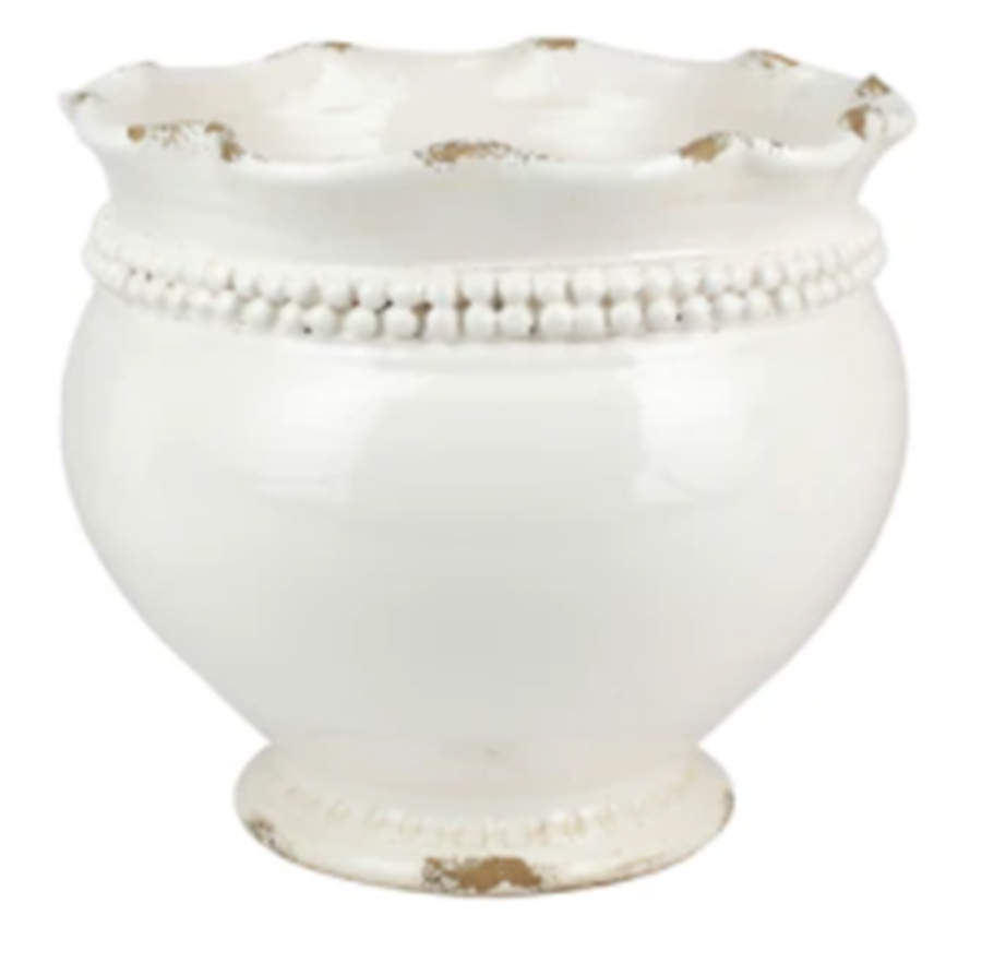 Rustic Garden 11" Planter by Vietri (Italy)-1
