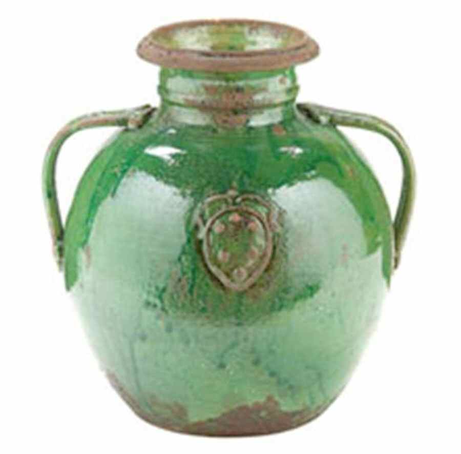 Rustic Garden 13" Handled Vase by Vietri (Italy)-1