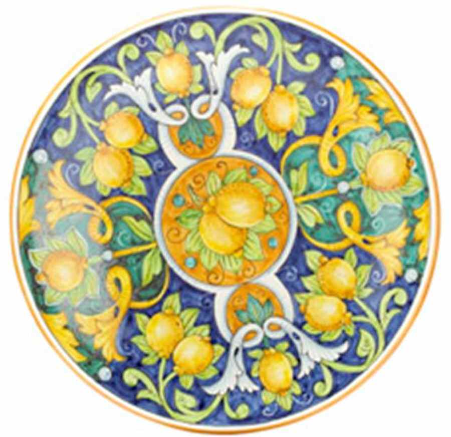 Toscana 16" Chop Plate (Round Platter) by Vietri (Italy)-1