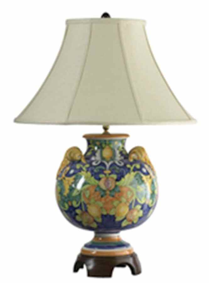 Toscana Electric Lamp & Shade by Vietri (Italy)-1