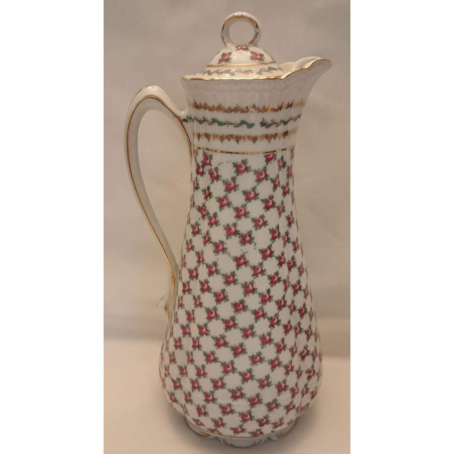185 Chocolate Pot & Lid by Victoria (Austria)-1