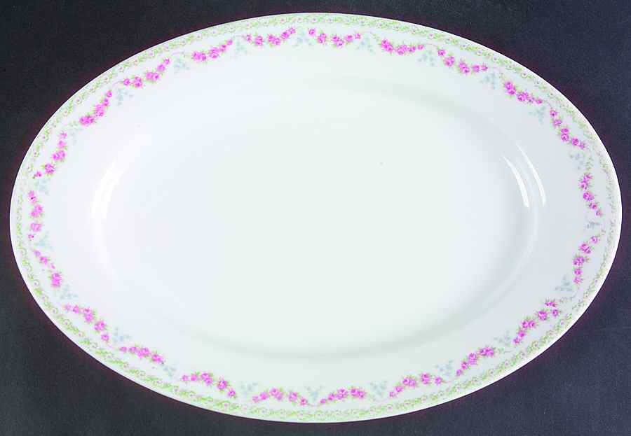 VNN42 14" Oval Serving Platter by Vienna-1