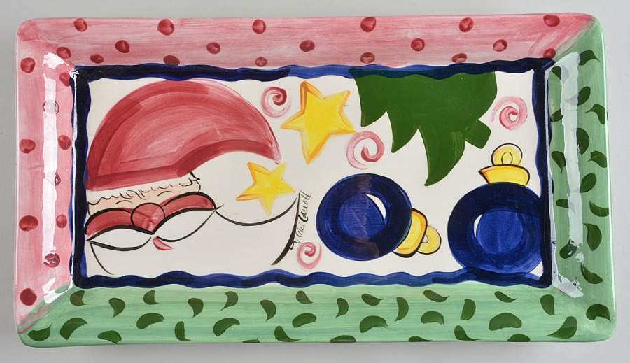 Tis the Season 20" Rectangular Tray by Vicki Carroll Studio-1