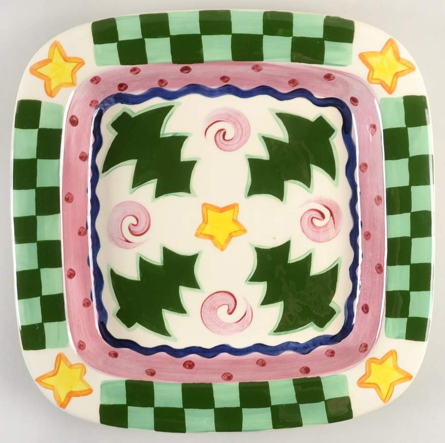 Tis the Season 15" Square Serving Platter by Vicki Carroll Studio-1