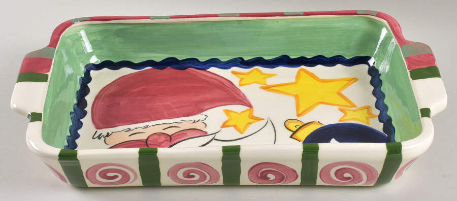 Tis the Season 15" Rectangular Baker by Vicki Carroll Studio-1