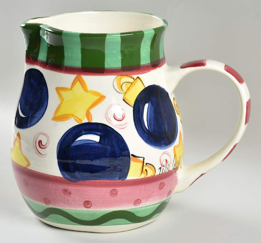 Tis the Season 104 Oz Pitcher by Vicki Carroll Studio-1