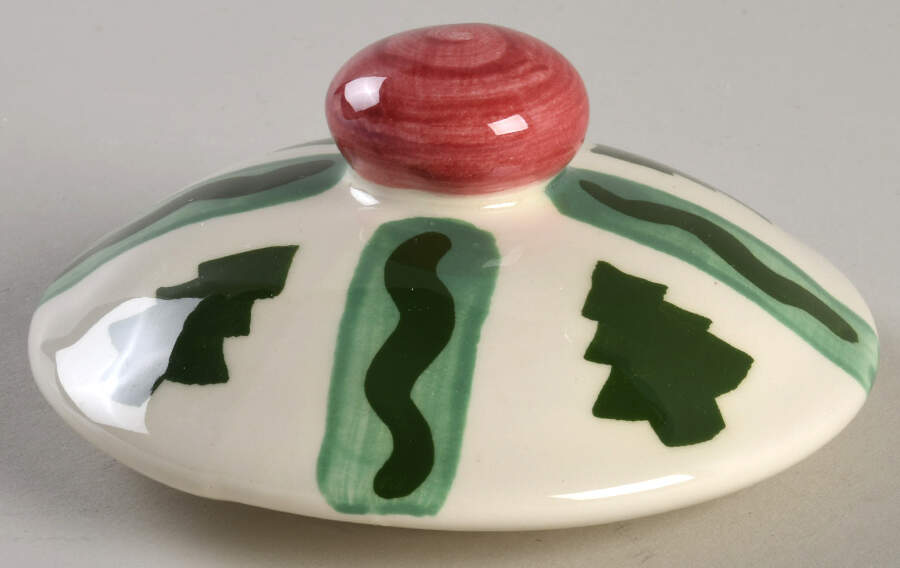 Tis the Season Lid for Sugar Bowl by Vicki Carroll Studio-1