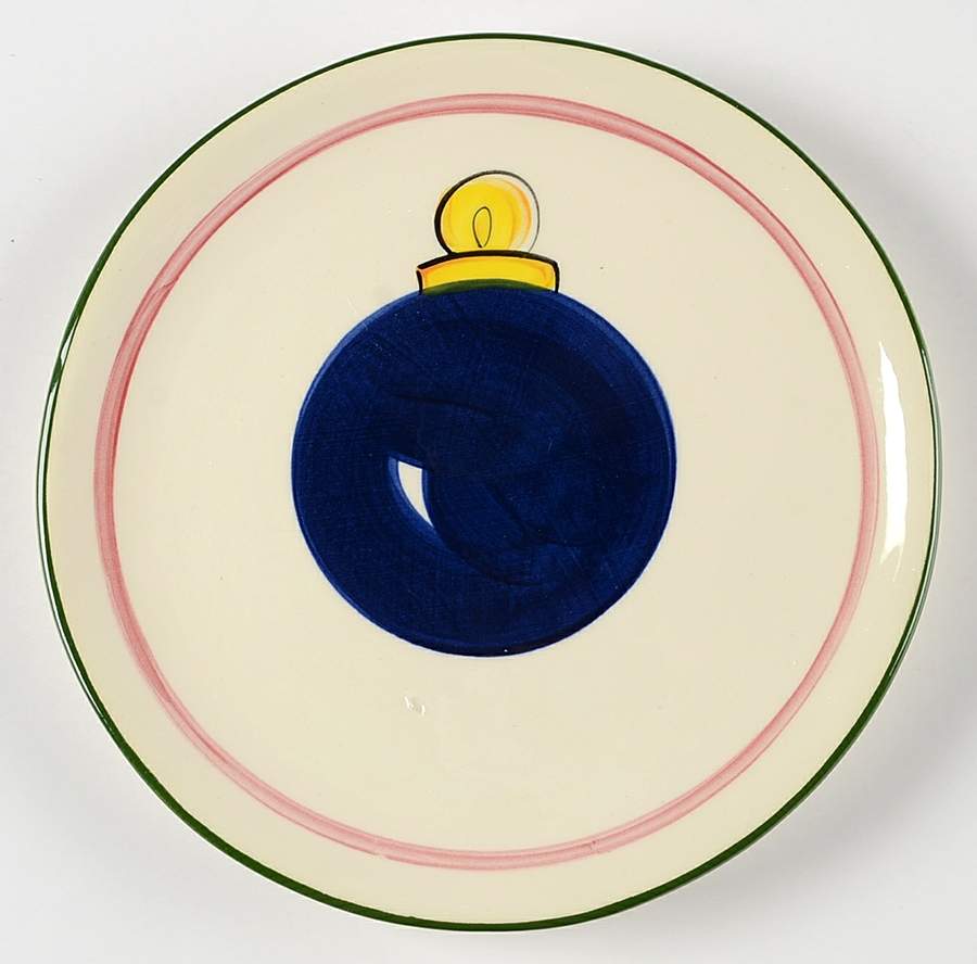 Tis the Season Salad Plate by Vicki Carroll Studio-1