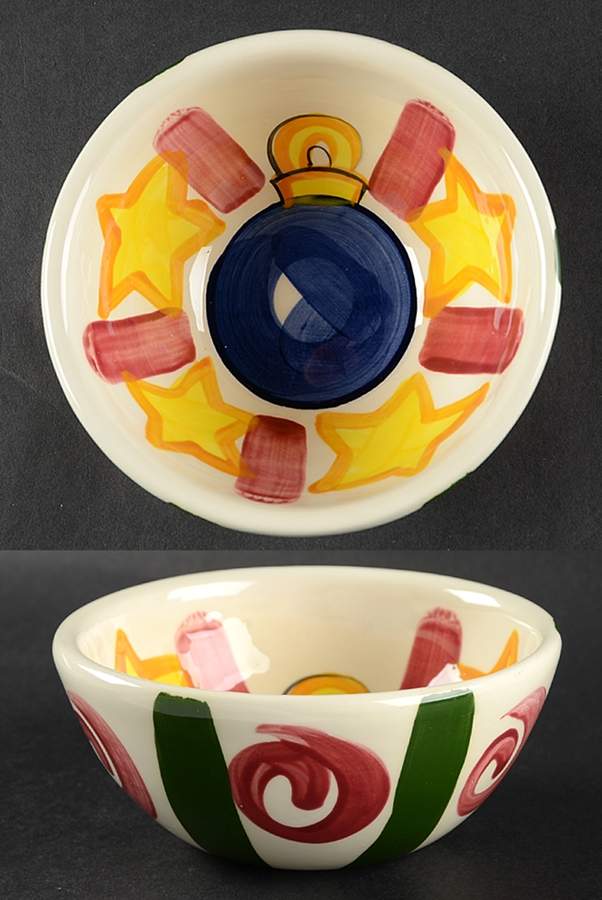 Tis the Season Coupe Cereal Bowl by Vicki Carroll Studio-1