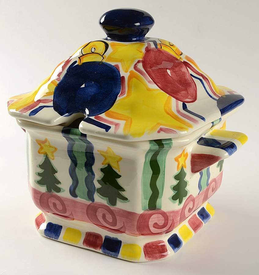 Tis the Season Tureen &  Lid by Vicki Carroll Studio-1