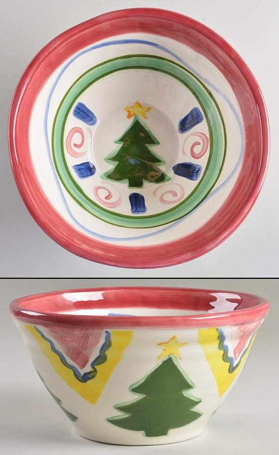 Tis the Season 9" Salad Serving Bowl by Vicki Carroll Studio-1