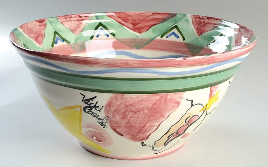 Tis the Season 13" Large Salad Serving Bowl by Vicki Carroll Studio-1