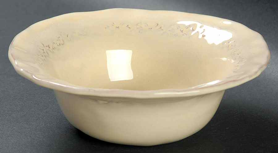 Bellezza Buttercream Fruit/Dessert (Sauce) Bowl by Vietri (Italy)-1