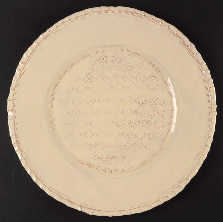 Bellezza Buttercream Service Plate (Charger) by Vietri (Italy)-1