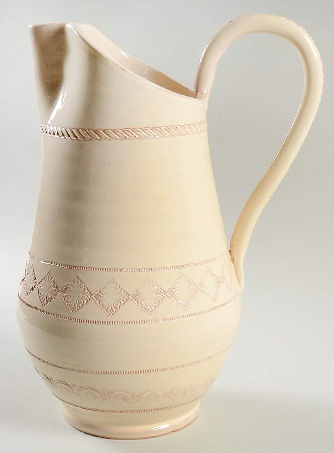 Bellezza Buttercream 88 Oz Pitcher by Vietri (Italy)-1