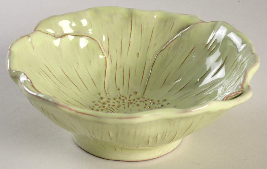 Bellezza Celadon Figural All Purpose Bowl by Vietri (Italy)-1