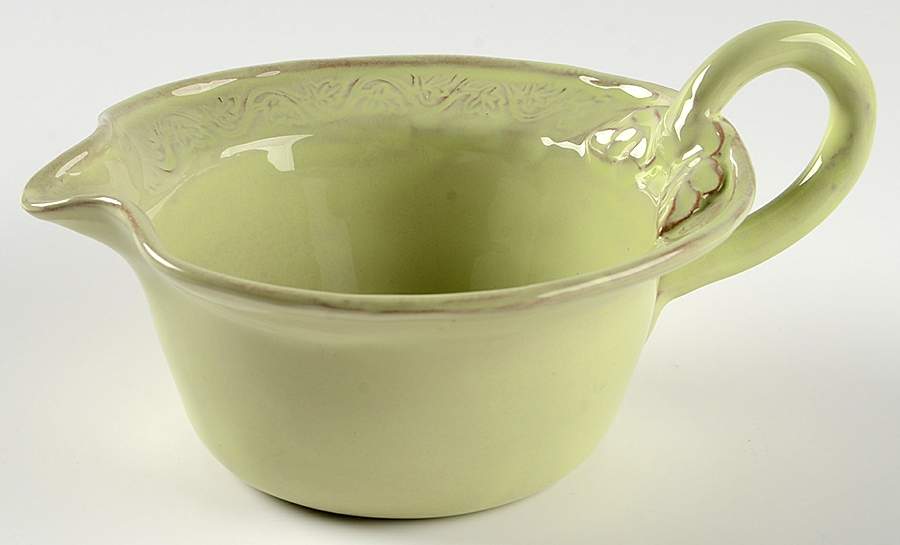 Bellezza Celadon Gravy Boat by Vietri (Italy)-1