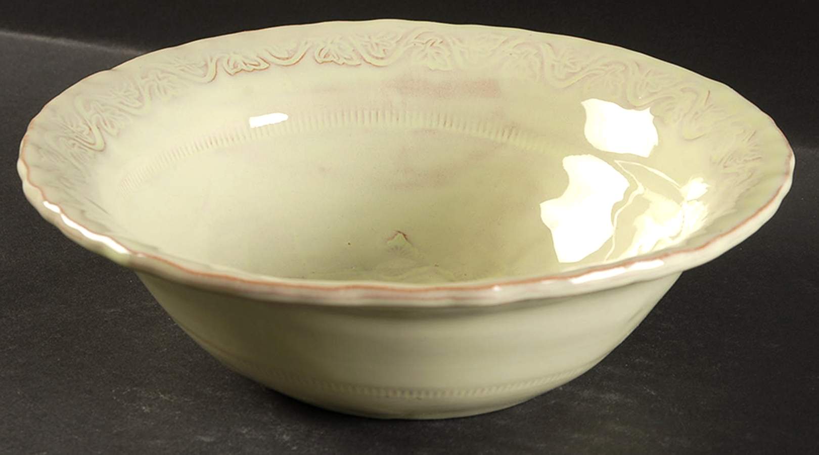 Bellezza Celadon Coupe Cereal Bowl by Vietri (Italy)-1