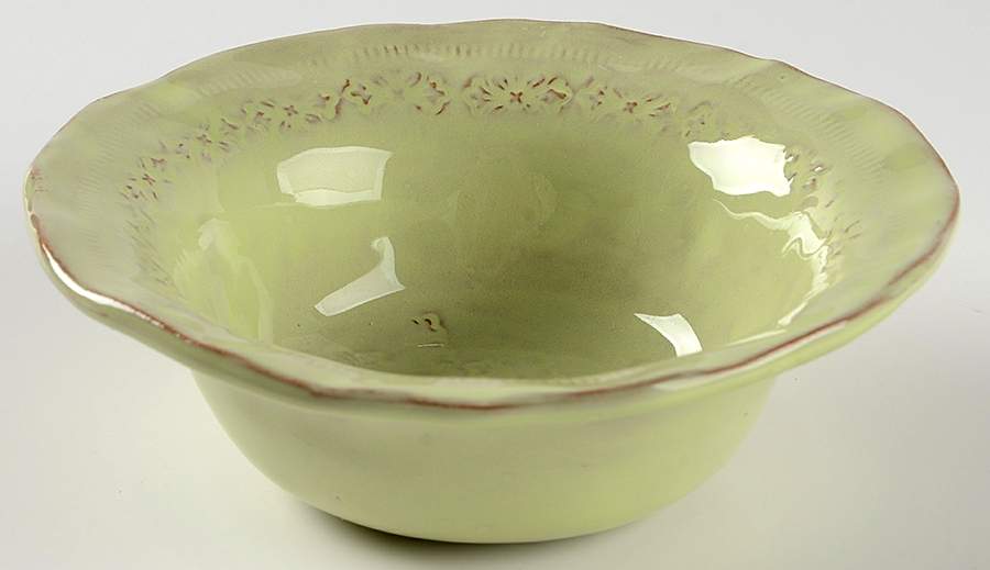 Bellezza Celadon Fruit/Dessert (Sauce) Bowl by Vietri (Italy)-1