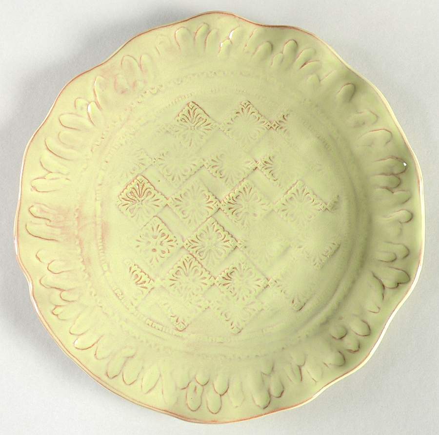 Bellezza Celadon Salad Plate by Vietri (Italy)-1