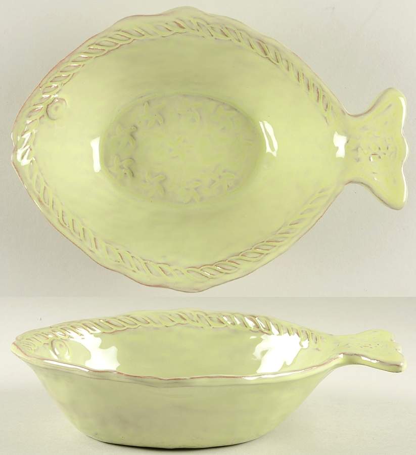 Bellezza Celadon Soup/Cereal Bowl by Vietri (Italy)-1