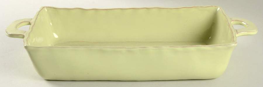 Bellezza Celadon 16" Rectangular Baker by Vietri (Italy)-1