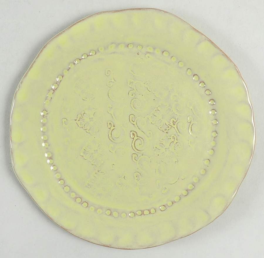 Bellezza Celadon Canape Plate by Vietri (Italy)-1