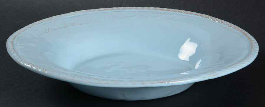 Bellezza Sky Blue 9" Soup/Pasta Bowl by Vietri (Italy)-1