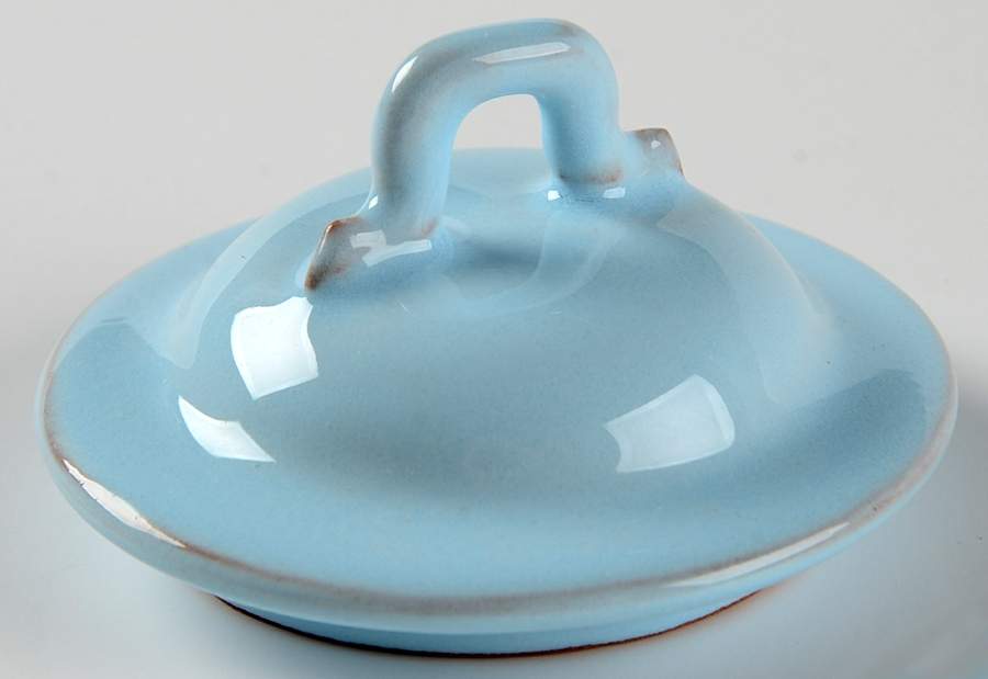 Bellezza Sky Blue Lid for Sugar Bowl by Vietri (Italy)-1