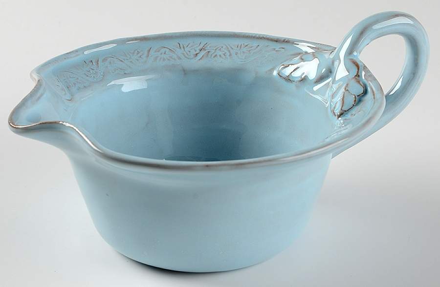 Bellezza Sky Blue Gravy Boat by Vietri (Italy)-1