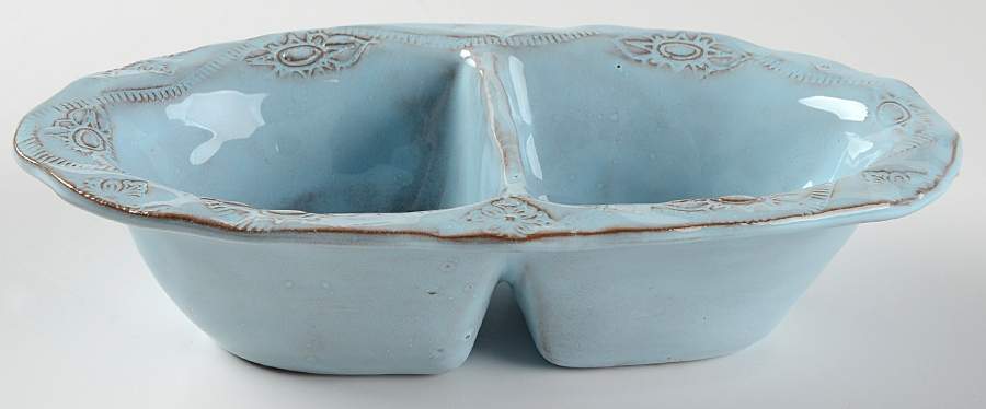 Bellezza Sky Blue Divided Server by Vietri (Italy)-1