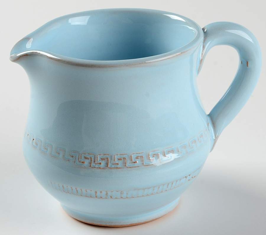 Bellezza Sky Blue Creamer by Vietri (Italy)-1