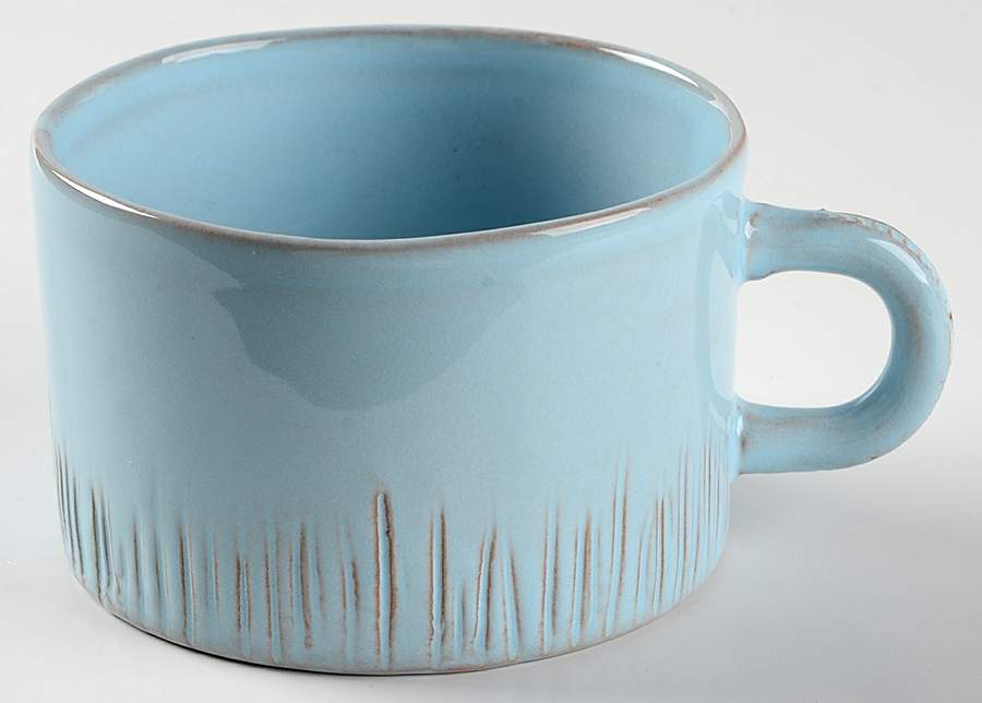 Bellezza Sky Blue Cappuccino Mug by Vietri (Italy)-1