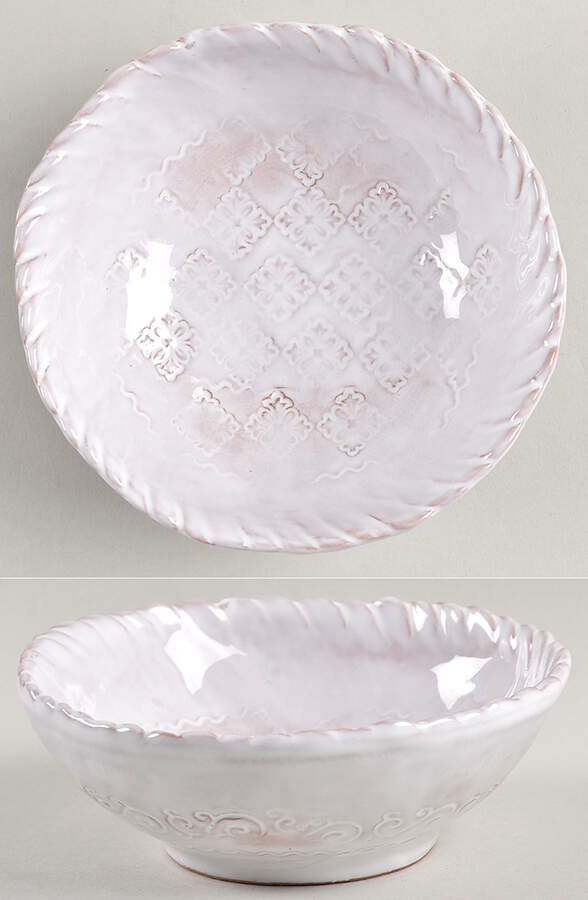Bellezza White 5" All Purpose Bowl by Vietri (Italy)-1