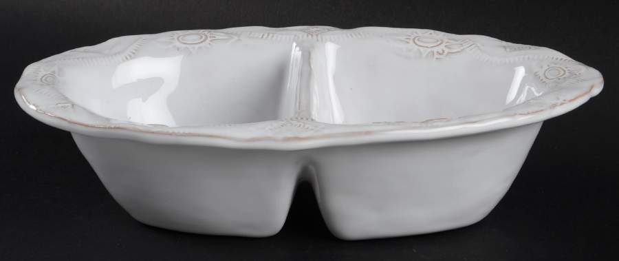 Bellezza White Divided Server by Vietri (Italy)-1