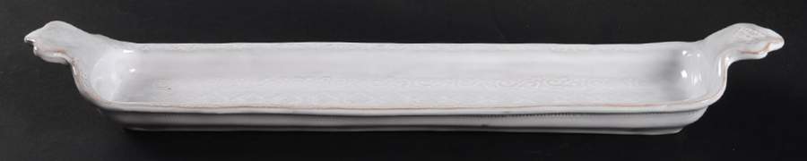 Bellezza White 16'' Rectangular Tray by Vietri (Italy)-1