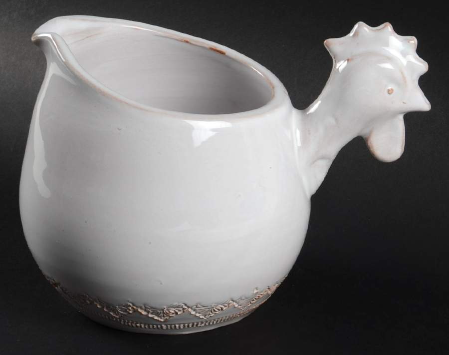 Bellezza White 24 Oz Pitcher by Vietri (Italy)-1