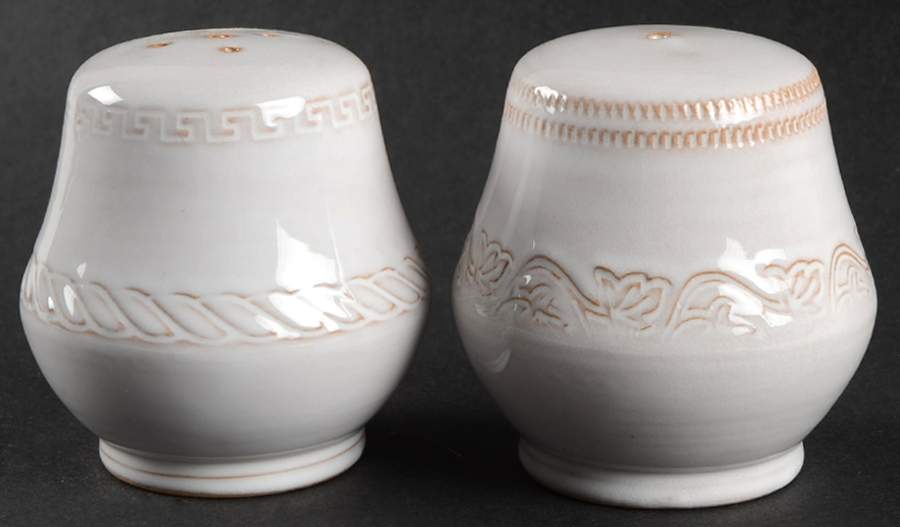 Bellezza White Salt & Pepper Set by Vietri (Italy)-1