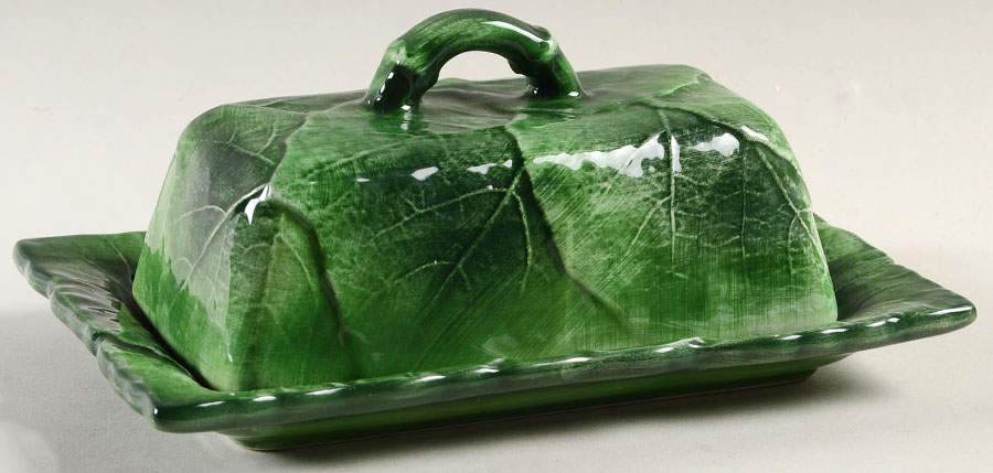 Foglia Fresca 1/4 Lb Covered Butter by Vietri (Italy)-1