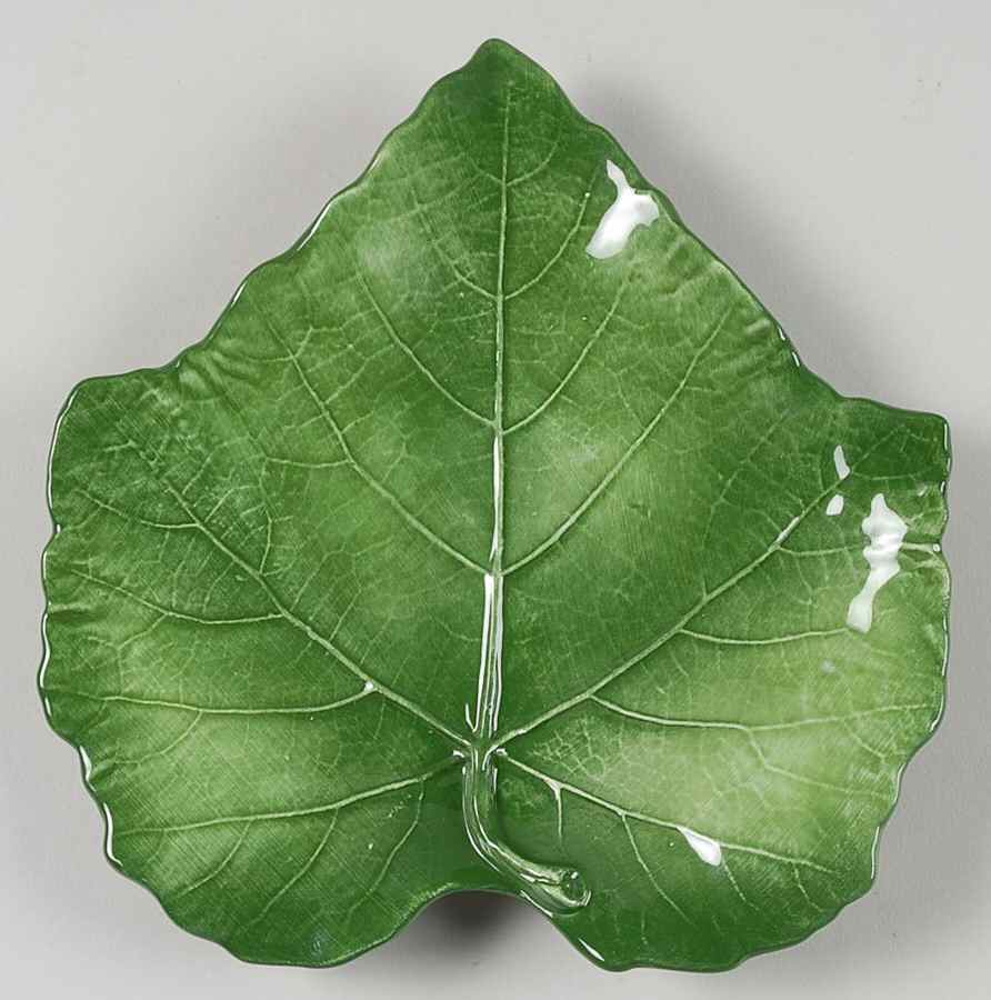 Foglia Fresca Bread & Butter Plate by Vietri (Italy)-1