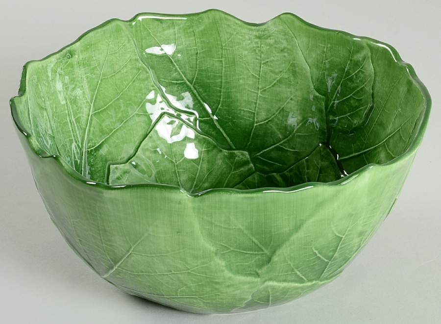 Foglia Fresca 7" Round Serving Bowl by Vietri (Italy)-1