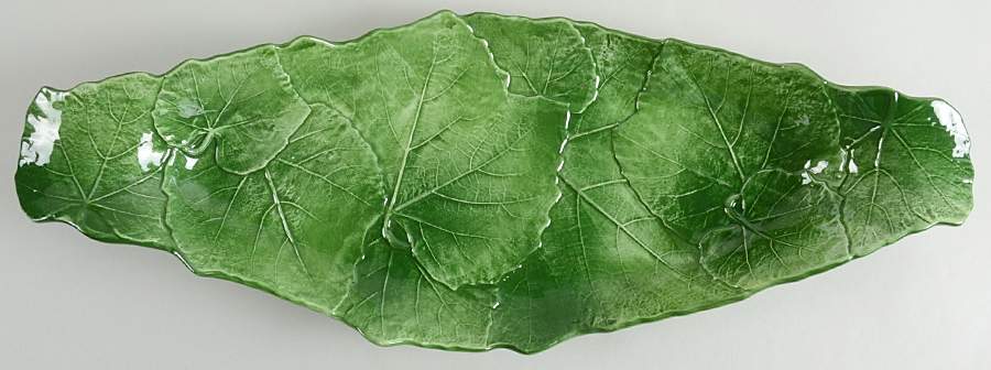 Foglia Fresca Bread Tray by Vietri (Italy)-1