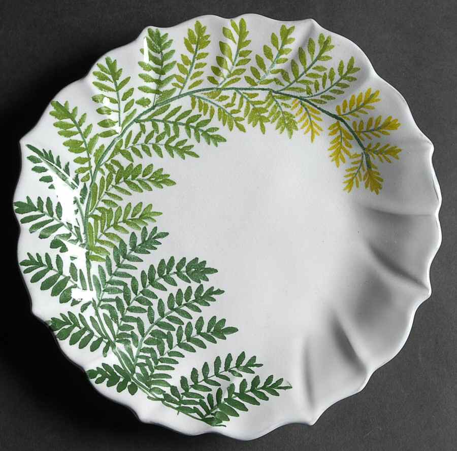 Painted Palms Salad Plate by Vietri (Italy)-1