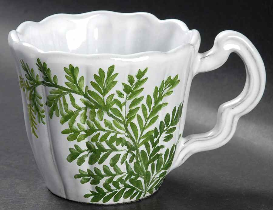 Painted Palms Mug by Vietri (Italy)-1