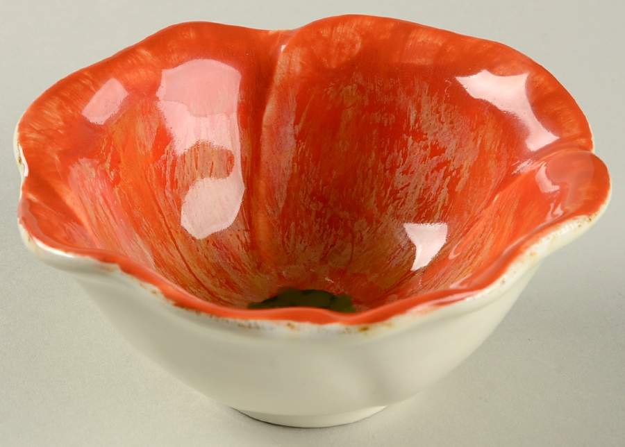 Poppy Condiment Bowl by Vietri (Italy)-1