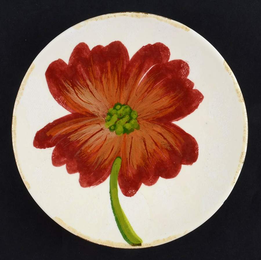 Poppy Canape Plate by Vietri (Italy)-1