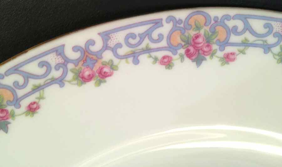 858-1 Dinner Plate by Victoria (Czech)-1