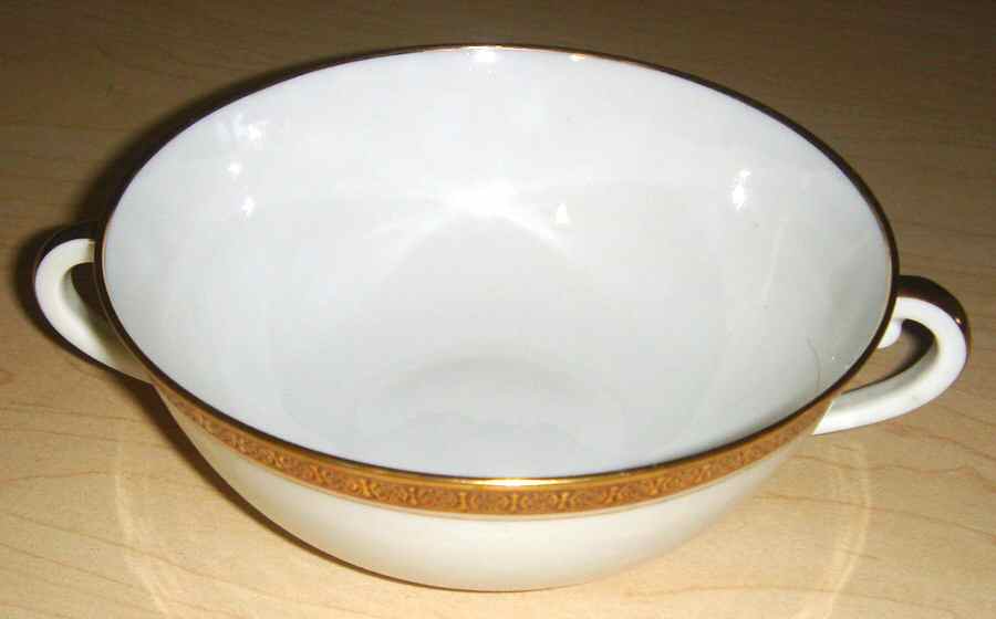 VIG163 Flat Cream Soup Bowl by Vignaud-1