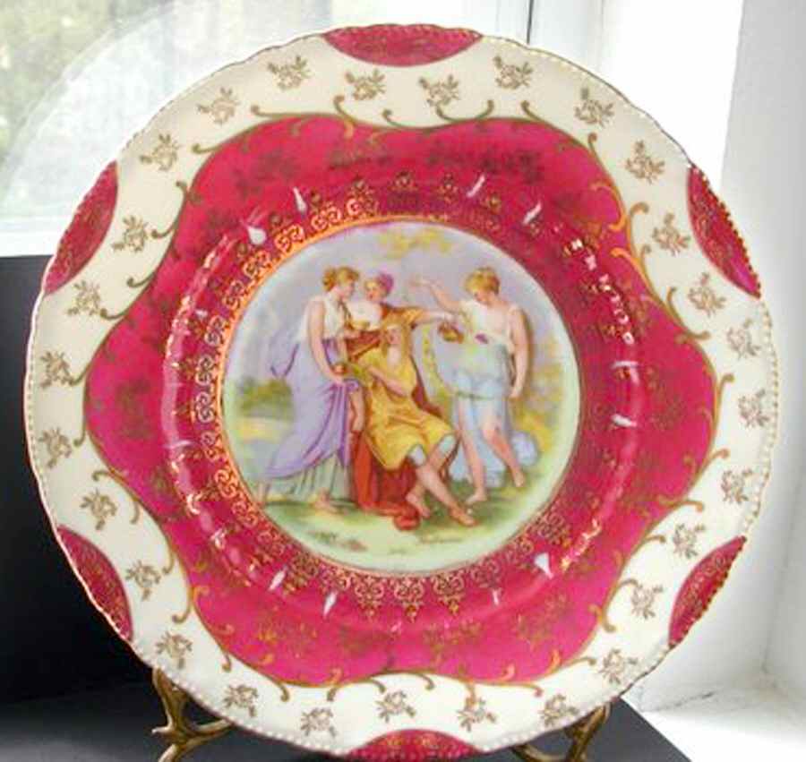 VTO167 Salad Plate by Victoria (Austria)-1